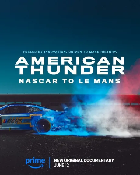 Американский гром: NASCAR в Ле-Мане — постер
