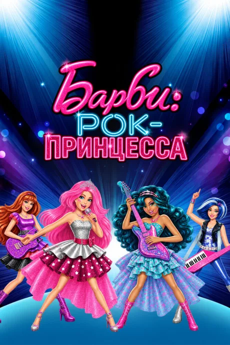 Барби: Рок-принцесса — постер