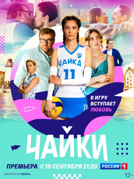 Чайки — постер