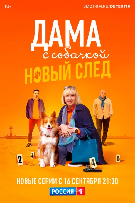 Дама с собачкой — постер