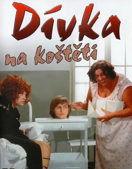 Девушка на метле — постер