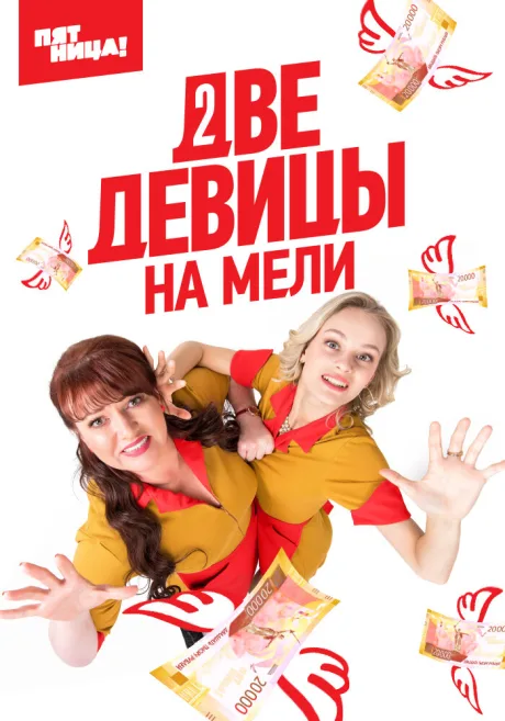 Две девицы на мели — постер