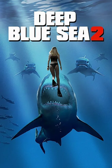 Глубокое синее море 2 — постер