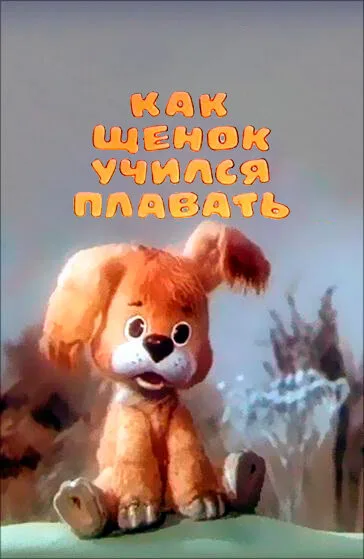 Как щенок учился плавать — постер