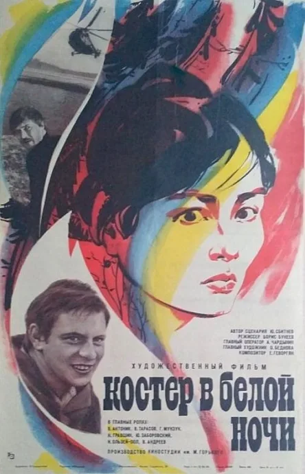 Костер в белой ночи — постер