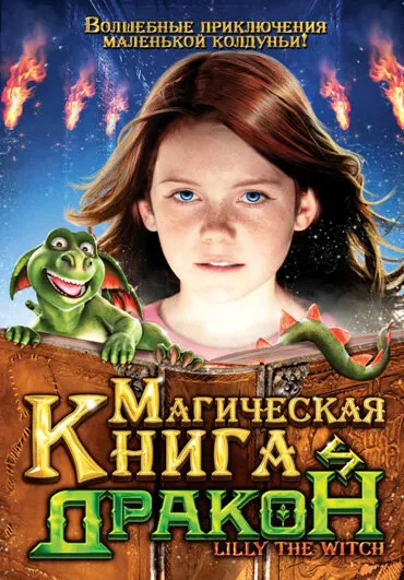 Магическая книга и дракон — постер