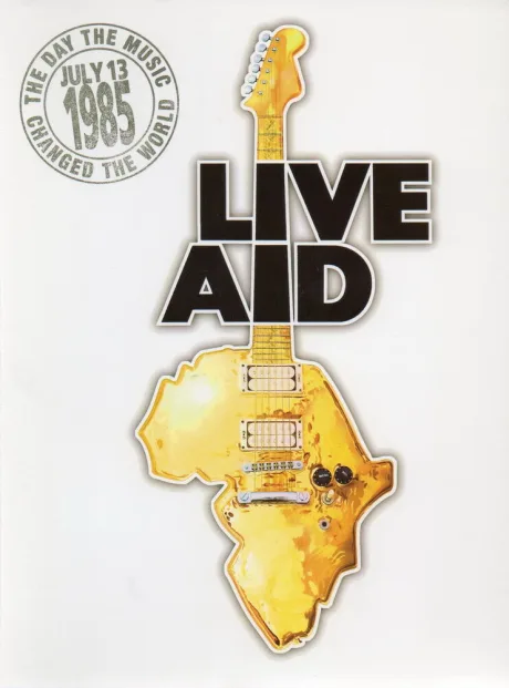 Музыкальный фестиваль Live Aid — постер
