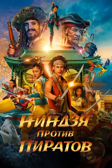 Ниндзя против пиратов — постер