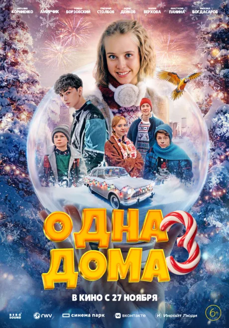 Одна дома 3 — постер