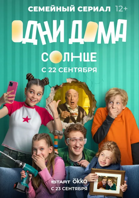 Одни дома — постер