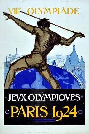 Олимпийские игры в Париже в 1924 году — постер