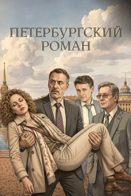 Петербургский роман — постер