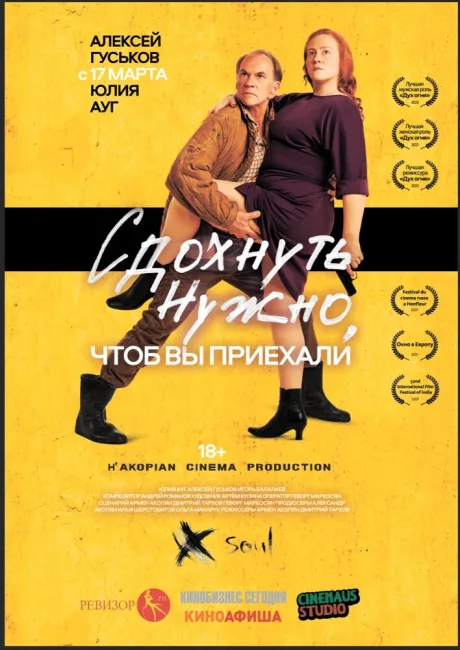 Сдохнуть нужно, чтоб вы приехали — постер
