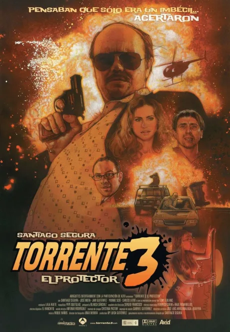Торренте 3: Защитник — постер