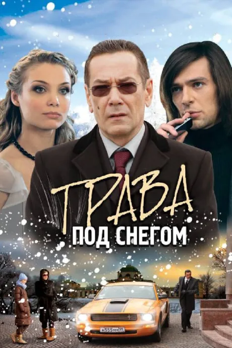 Трава под снегом — постер