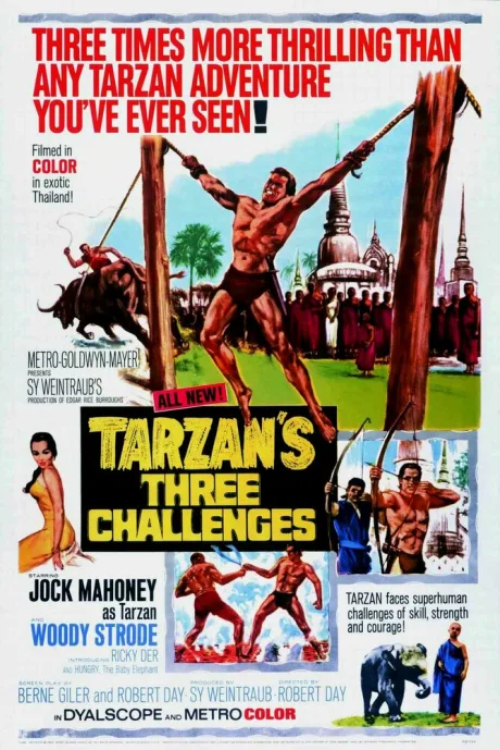 Три испытания Тарзана — постер