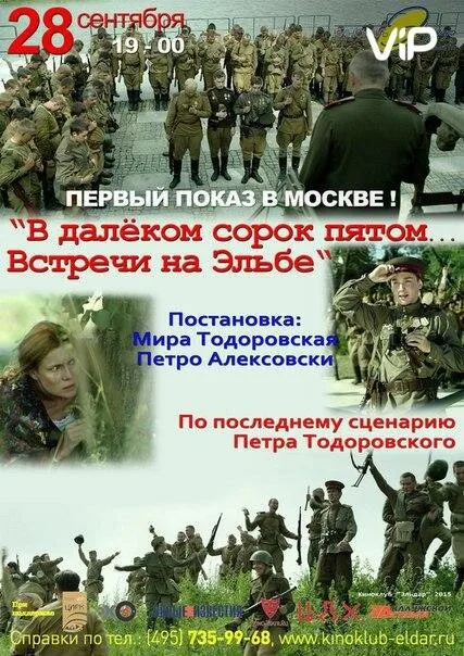 В далёком сорок пятом… Встречи на Эльбе — постер
