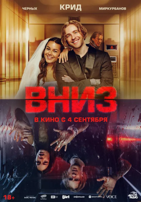 Вниз — постер