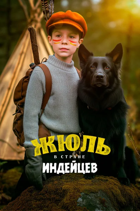 Жюль в стране индейцев — постер